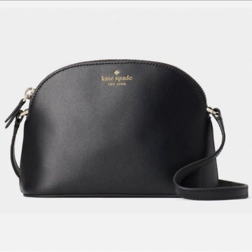 Kate Spade Leather Gold-Tone Crossbody Bag